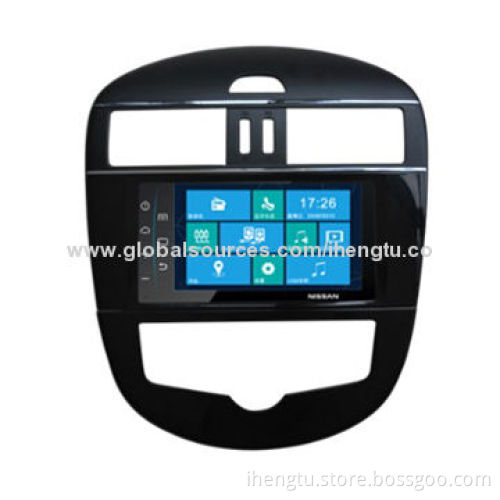 GPS Car Navigation System with 7-inch Digital Display and Play, Suitable for Nissan Tiida